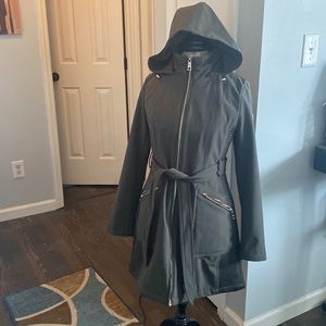 Guess Green Long Coat / Jacket Size M